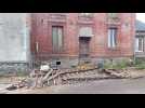 Glagein : effondrement d'habitations