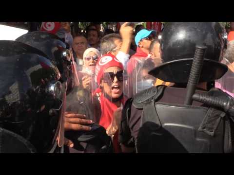 Thousands of Tunisians protest against president Saied, accuse him of staging coup