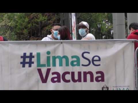 Peru vaccinates 40% of its population against Covid-19