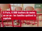 VIDÉO. À Paris, 6 000 écoliers de moins en un an : les familles quittent la capitale