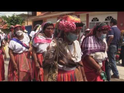 Mexican community of Tuxla Gutiérrez carries out 300-year-old procession of Virgins