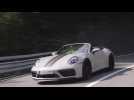 The new Porsche 911 Carrera 4 GTS Cabriolet in Crayon Driving Video