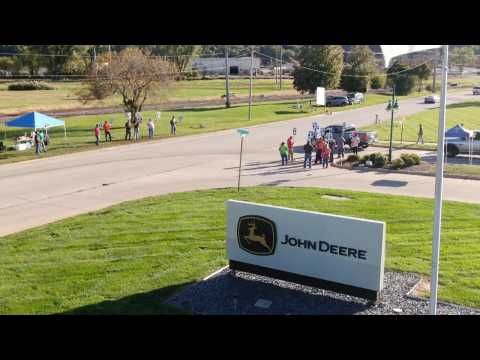 John Deere workers in Illinois go on strike for first time in 30 years