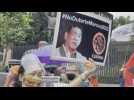 Protest in Philippines against presidential candidacy of son of ex-dictator Marcos