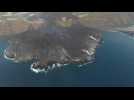 Lava from Cumbre Vieja volcano spills into ocean