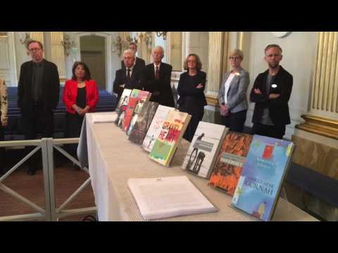 Images of Nobel Prize winner Abdulrazak Gurnah's books