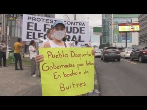 Massive protest in Panama against electoral reform