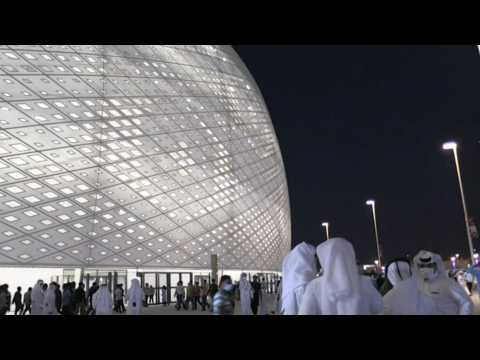 Doha: fans arrive at the Al Thumama stadium for the Amir Cup final