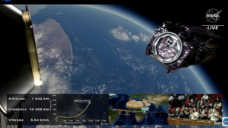 Décollage réussi pour James Webb : le télescope géant en route vers son orbite lointaine (Euronews FR)