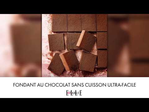 VIDEO : Fondant au chocolat sans cuisson ultra-facile