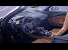 Audi R8 Spyder V10 performance RWD Interior Design in Daytona Gray