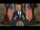Biden says Trump 'tried to prevent the peaceful transfer of power'