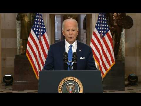 Biden calls Capitol riot an 'armed insurrection'