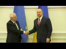Ukraine: The head of European diplomacy, Josep Borrell, meets the Prime Minister