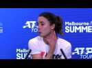 WTA - Melbourne I 2022 - Alizé Cornet après sa défaite contre Naomi Osaka : 
