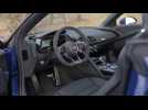 Audi R8 Spyder performance RWD Interior Design in Ascari blue