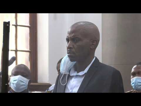 Suspect in S.African parliament fire back in court