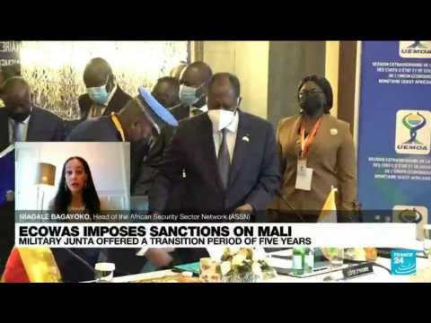 West African bloc imposes sanctions on Mali