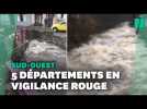 Le Sud-Ouest encore frappé par des inondations, 5 départements en vigilance rouge