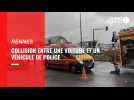 VIDÉO. Une femme blessée dans une collision avec un véhicule de police à Rennes