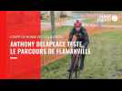 VIDEO. Coupe du monde de cyclo-cross à Flamanville : Anthony Delaplace a reconnu le parcours