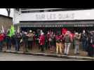 VIDÉO. Mineurs étrangers à la rue : manifestation devant le restaurant où Maël de Calan déjeunait