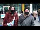 Annecy: des parents d'élèves manifestent leur soutien aux enseignants grévistes