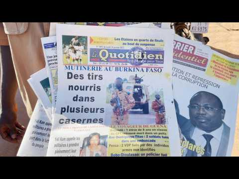 Burkina Faso: streets of Ouagadougou after mutinies