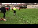 Echauffourée et interruption du match entre le Stade portugais de Saint-Quentin et Marpent