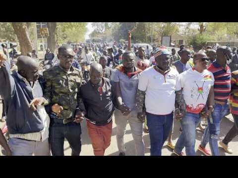 Protesters gather in support Burkina Faso's mutinies in Ouagadougou