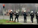 Belgique: heurts en marge d'une manifestation contre les restrictions sanitaires