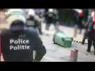 Débordements à Bruxelles: l'interpellation tendue d'un manifestant par des policiers