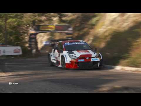 Sébastien Ogier outgunned arch-rival Sébastien Loeb in a spectacular opening night of the FIA World Rally Championship 2022