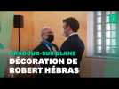 À Oradour-sur-Glane, Macron décore Robert Hédras, le dernier survivant