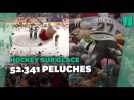 États-Unis: le record de lancer de peluches battu lors de ce match de hockey