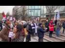 Charleville-Mézières : Manifestation du secteur médico social devant l'Agence régionale de santé