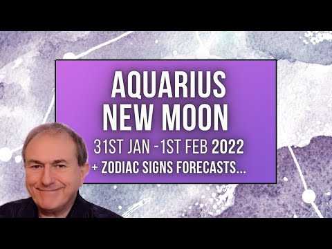 Aquarius New Moon 31st January - 1st February 2022 + Zodiac Forecasts