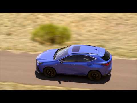 2022 Lexus NX 450h PHV in Blue Driving Video
