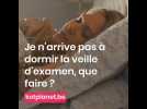 Je n'arrive pas à dormir la veille d'examen, que faire ?