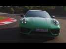 Porsche 911 Carrera GTS Coupe in Python Green Driving Video
