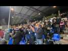 Dunkerque: les supporters de l'USLD mettent l'ambiance dans la nouvelle tribune du stade