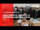 VIDÉO. Sur le campus de La Roche-sur-Yon, la distribution alimentaire a un an