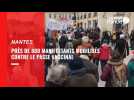 VIDÉO. À Nantes, près de 500 manifestants mobilisés pour protester contre le passe vaccinal