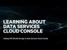 Adding HPE Nimble Storage to Data Services Cloud Console