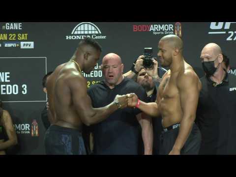 MMA/UFC: Weigh-in ahead of face off between Francis Ngannou and Ciryl Gane