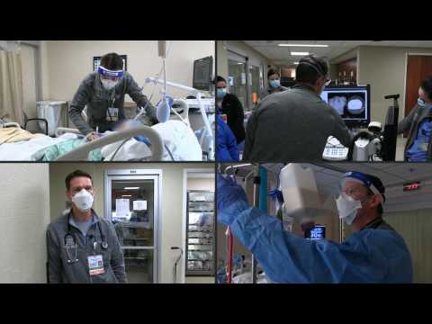 A day in the life of a US doctor working on a Covid ICU ward
