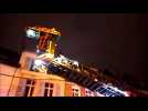 A Saint-Omer, les pompiers interviennent avec l'échelle pour un malaise