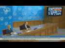 Russian Foreign Minister Sergei Lavrov starts his annual press conference