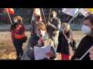 Manifestation intersyndicale à Amiens des personnels de l'éducation, le 13 janvier 2022, contre la 