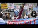 Jakarta protest calls for boycott of Beijing Olympics